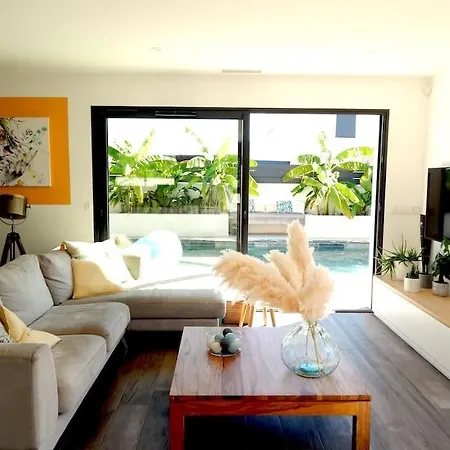 Belle Contemporaine Climatisee Avec Piscine Teyran
