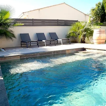 Belle Contemporaine Climatisée Avec Piscine Villa *